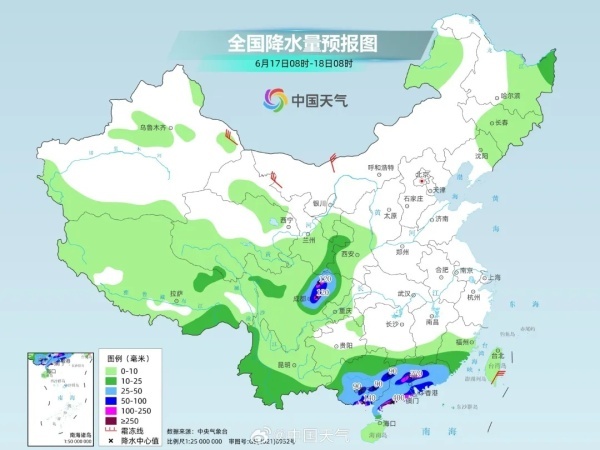 新一轮降雨天气影响我国中东部