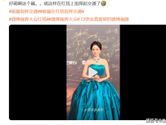 【杨幂指挥交通 红毯反差萌引发热议】